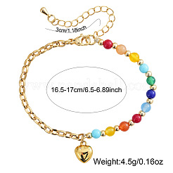 Summer 304 Stainless Steel Charm Bracelets&nbsp;VE3377-2