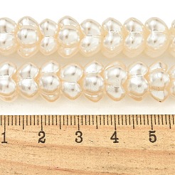Transparent Spray Painted Glass Beads Strands&nbsp;GLAA-P066-01C
