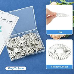 36Pcs 18 Styles Iron Pendants&nbsp;IFIN-TA0001-80