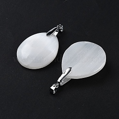 Natural Selenite Big Pendants&nbsp;G-M091-01A