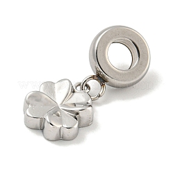 Non-Tarnish 304 Stainless Steel European Dangle Charms&nbsp;STAS-U005-41P