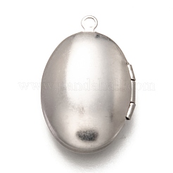 Non-Tarnish 316 Stainless Steel Locket Pendants&nbsp;STAS-O135-05P