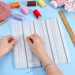 Polyester Carpet Crochet Mesh Fabric&nbsp;AJEW-WH0481-751