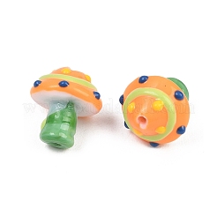 Handmade Lampwork Enamel Beads&nbsp;LAMP-B055-02C