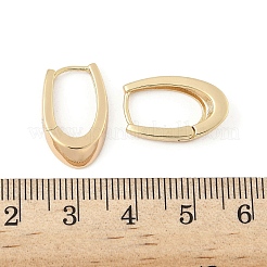 U-Shaped Brass Hoop Earrings&nbsp;EJEW-D320-14G