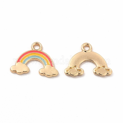 Alloy Enamel Pendants&nbsp;FIND-A025-15G-01-1