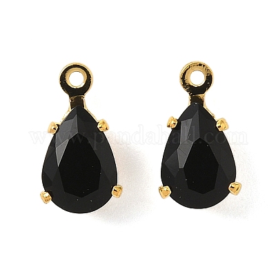 Wholesale Brass Micro Pave Cubic Zirconia Charms - Pandahall.com