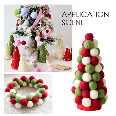 Wool Felt Balls&nbsp;AJEW-P081-A01-1