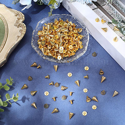 100Pcs Alloy Rivets&nbsp;FIND-GF0008-54G-1