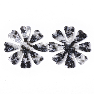Cellulose Acetate(Resin) Pendants&nbsp;KY-S157-24B-1