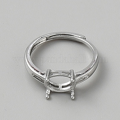 Brass Adjustable Ring Components&nbsp;LS-FIND-WH0817-014P-B-1-1
