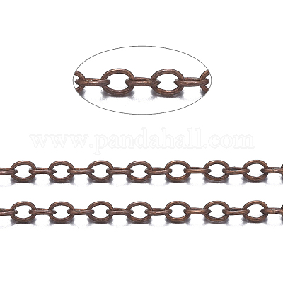 Brass Cable Chains&nbsp;X-CHC-034Y-R-NF-1