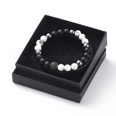 Unisex Stackable Bracelets Sets&nbsp;BJEW-JB04896-1