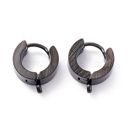 Huggie hoop earring findings sales