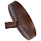 20M Imitation Leather Ribbon, Clothes Accessories, Coffee, 1 inch(25mm)