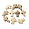 Wooden Pendants, Cross, Mixed Color, 21.5x14.5x4mm, Hole: 1.4mm