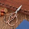 Swan Stainless Steel Scissors, Embroidery Scissors, Sewing Scissors, Red Copper, 150x75x7.4mm