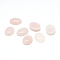 Natural Rose Quartz Gemstone Cabochons, Oval, 16x12x5mm