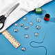 25Pcs Plastic Snap Button&nbsp;BUTT-GF0001-15-4