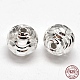 Fancy Cut 925 Sterling Silver Round Beads&nbsp;STER-F012-08E-3