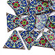 Printed Basswood Pendants&nbsp;WOOD-S045-013A-1