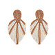Raffia Stud Dangle Earrings&nbsp;WG204BE-01-1