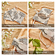 Tree Pattern Burlap Packing Pouches&nbsp;ABAG-PH0002-47-4