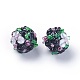 Handmade Bumpy Lampwork Beads&nbsp;LAMP-E021-06I-1