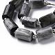 Natural Hawk's Eye Beads Strands&nbsp;G-S345-8x11-009-3