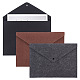 AHADEMAKER 3Pcs 3 Colors Felt File Stationery Storage Pockets&nbsp;OFST-GA0001-02A-1