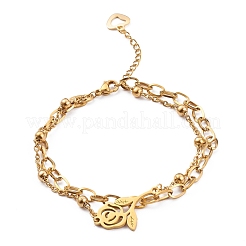 201 Stainless Steel Charm Bracelets&nbsp;BJEW-H534-01