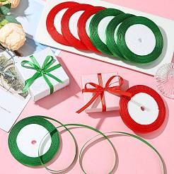 8Rolls 2 Colors Single Face Satin Ribbon&nbsp;OCOR-FS0001-09
