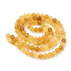 Natural Yellow Opal Beads Strands&nbsp;G-D306-A05-4mm