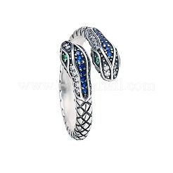 Alloy Rhinestone Cuff Open Rings&nbsp;WG95780-01