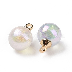 Plating Acrylic Charms&nbsp;X1-OACR-N010-058B