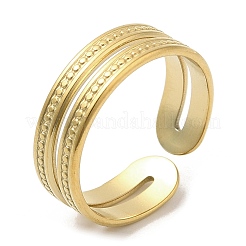 304 Stainless Steel Open Cuff Rings&nbsp;RJEW-K245-86G