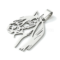 Non-Tarnish 201 Stainless Steel Pendants&nbsp;STAS-U003-20C-P