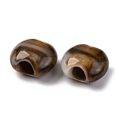 Two Tone Opaque Acrylic Beads&nbsp;OACR-Z025-02B