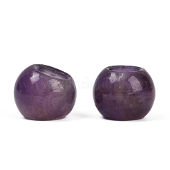 Natural Amethyst European Beads&nbsp;G-R488-01Q