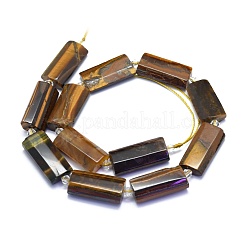 Natural Tiger Eye Strands&nbsp;G-E530-16K