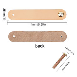PU Leather Door Handles&nbsp;LS-FIND-WH0052-53C