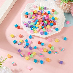 150Pcs 2 Styles Handmade Polymer Clay Beads&nbsp;CLAY-TA0001-73