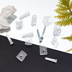 64Sets Plastic Mirror Hanging Kit&nbsp;DIY-CA0003-74