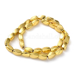 Electroplated Synthetic Non-magnetic Hematite Beads Strands&nbsp;G-P545-G03-8x12mm