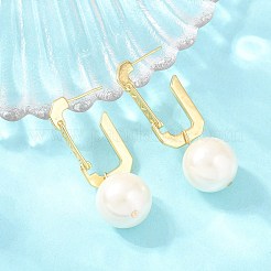 Brass Stud Dangle Earrings&nbsp;EJEW-G471-32G