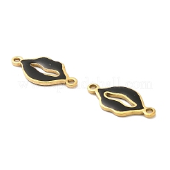 304 Stainless Steel Enamel Connector Charms&nbsp;STAS-H479-02G