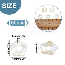 50Pcs Freshwater Shell Charms&nbsp;FIND-AR0002-55