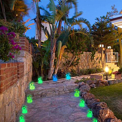 70Pcs 7 Colors Luminous Transparent Resin Pendants&nbsp;RESI-SZ0003-35