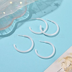 Hypoallergenic Bioceramics Zirconia Ceramic Ring Stud Earrings&nbsp;EJEW-Z023-01H