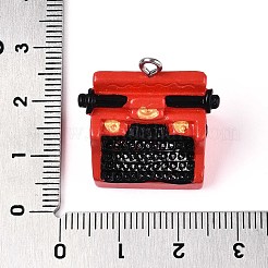 Retro Resin Pendants&nbsp;RESI-ZX018-14